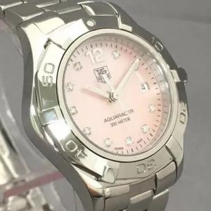Tag Heuer Ladies Diamond 300m Aquaracer Watch.